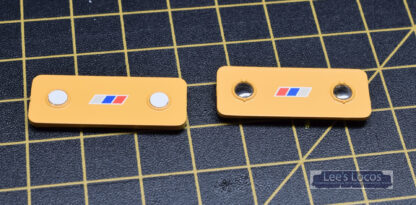 Heljan O gauge class 47 marker panels for NSE liveried locomotives