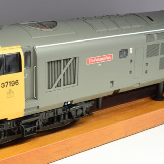 HJ3731 Heljan O gauge class 37 Railfreight grey livery 37196 'Tre Pol And Pen'