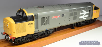 HJ3731 Heljan O gauge class 37 Railfreight grey livery 37196 'Tre Pol And Pen'