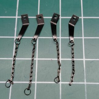 Heljan O gauge class 37 bogie chain and hanger set