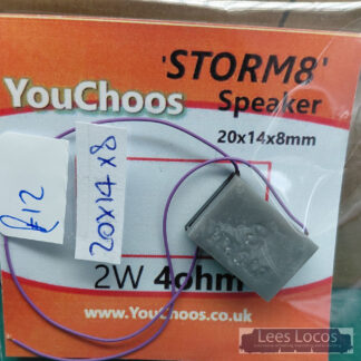 You Choos 20x14x8mm Storm 8 speaker